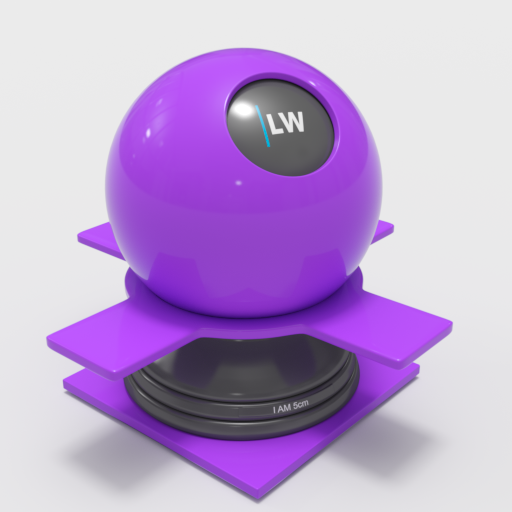 Glossy Plastic Purple